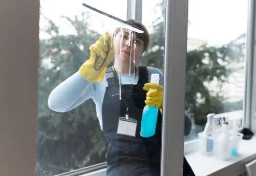 Nettoyage de vitres intérieures et extérieures à Nonant